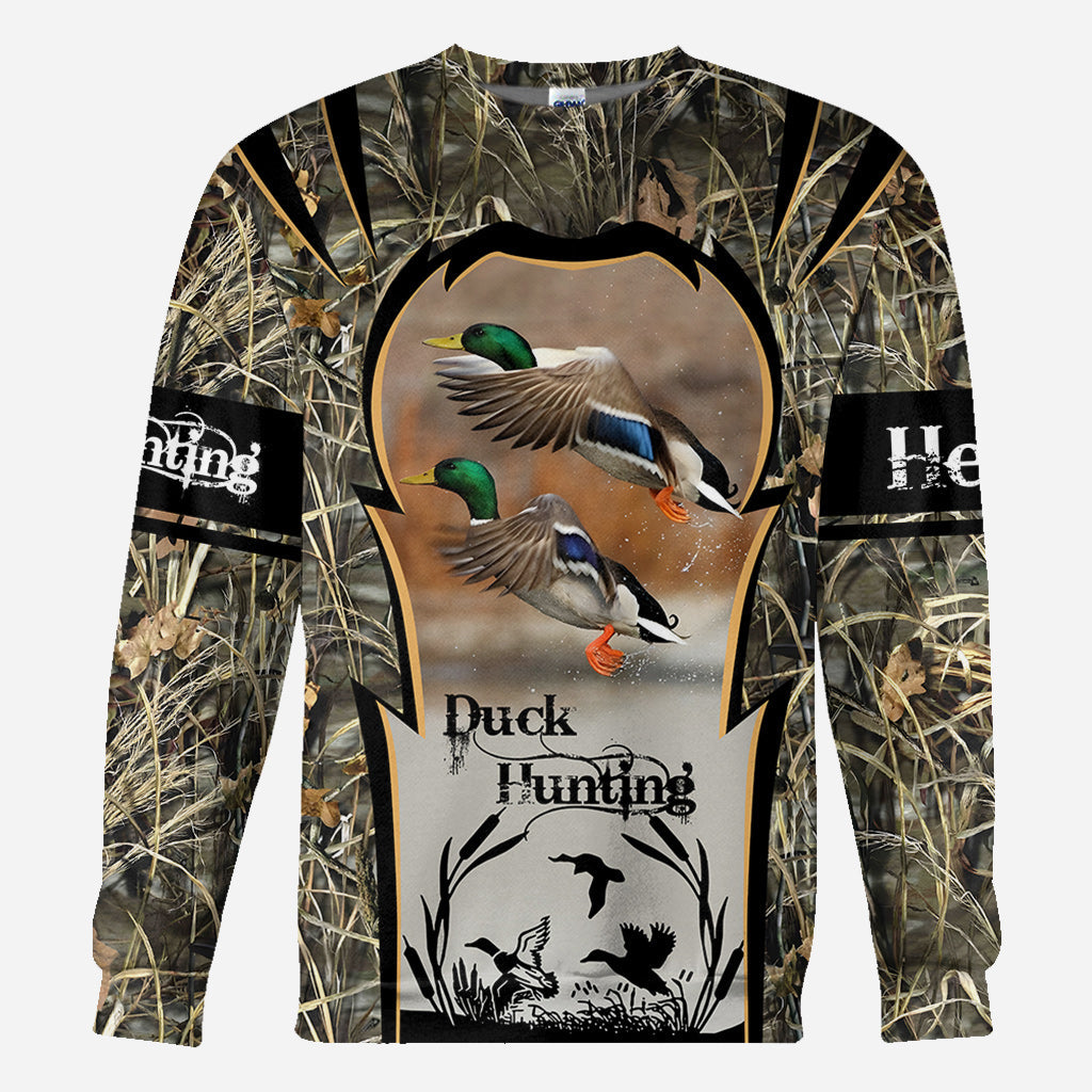 Duck Hunting - Personalized Hunting All Over Shirt