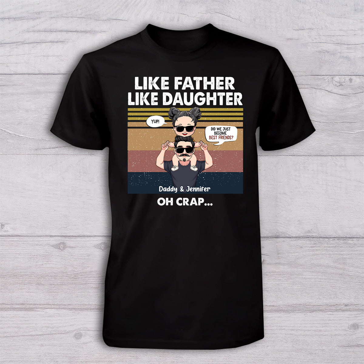 Did We Just Become Best Friends? - Gift for dad, newborn, baby/infant (0-1 year), new dad - Personalized Set