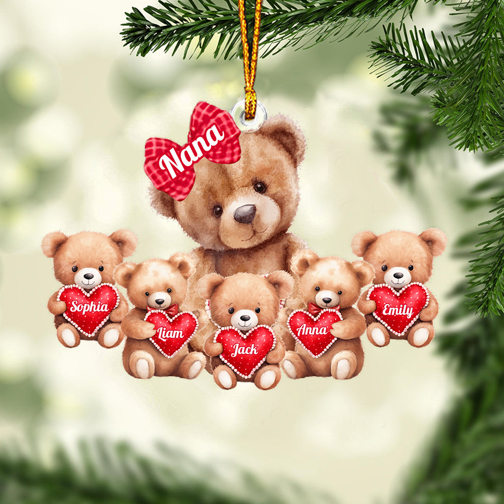 Cadeau idéal pour grand-mère et grand-mère - Ornement personnalisé en forme de grand-mère