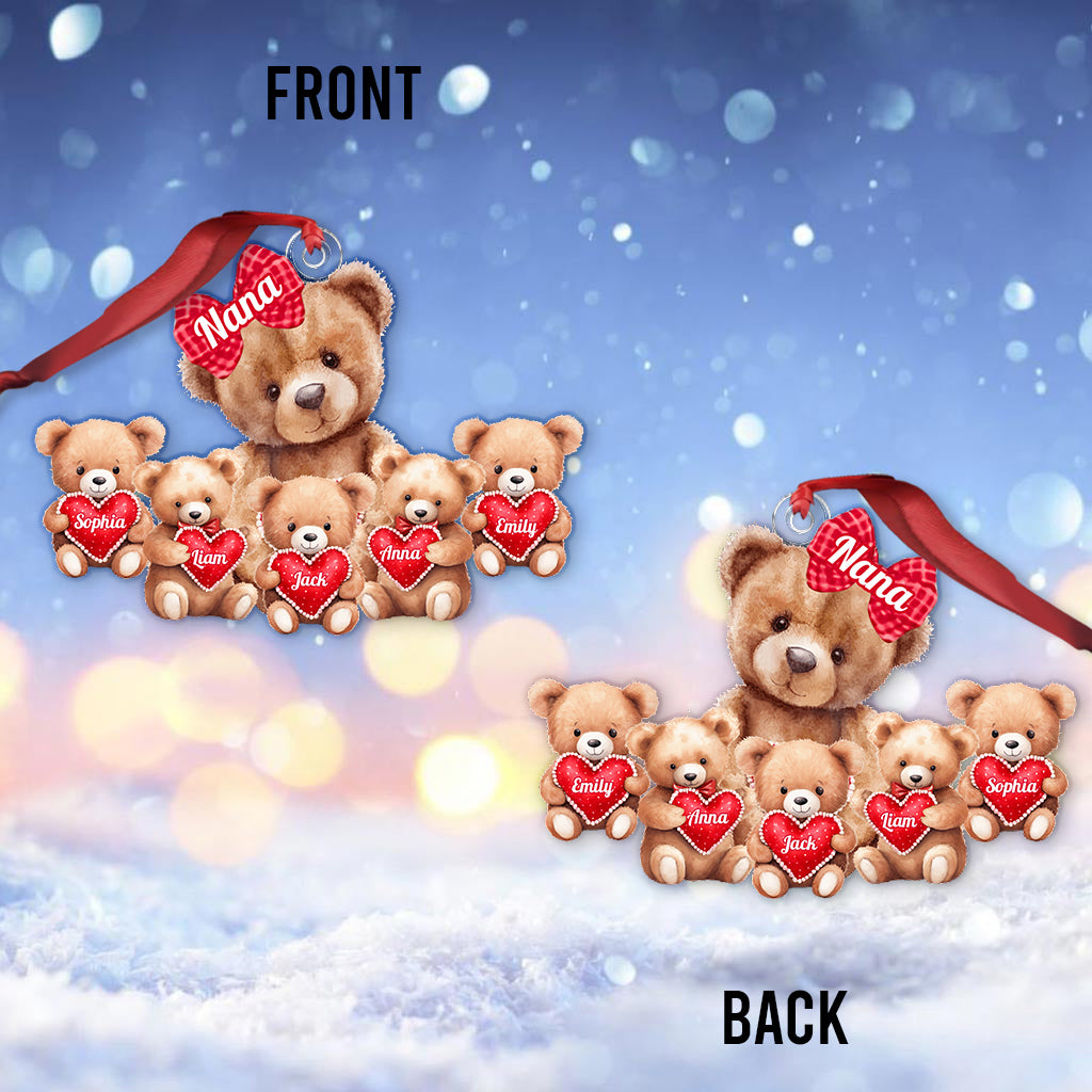 Cadeau idéal pour grand-mère et grand-mère - Ornement personnalisé en forme de grand-mère