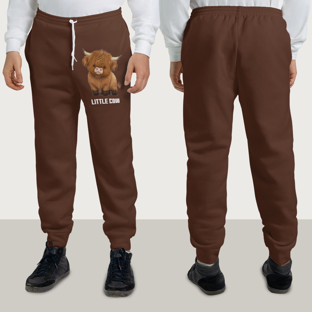 Cute Highland Cow - Personalized Highland Cow Kid Hoodie & Kid Jogger Sweatpants