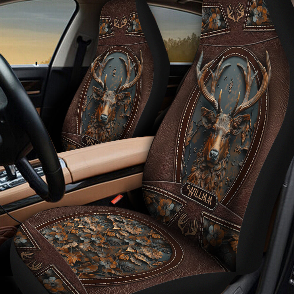 Stunning Deer - Personalized Hunting Seat Covers