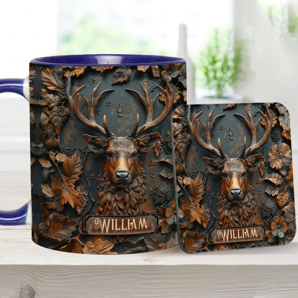 Stunning Deer - Personalized Hunting Accent Mug