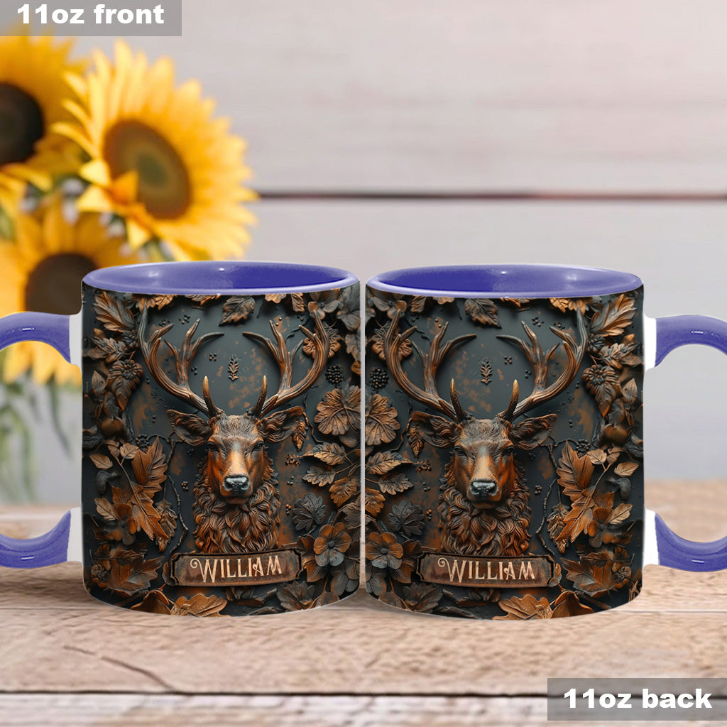 Stunning Deer - Personalized Hunting Accent Mug