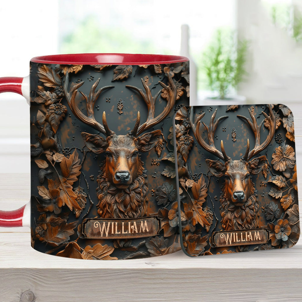 Stunning Deer - Personalized Hunting Accent Mug