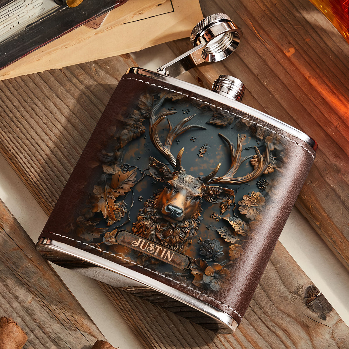 Hunting For Life - Personalized Hunting Hip Flask