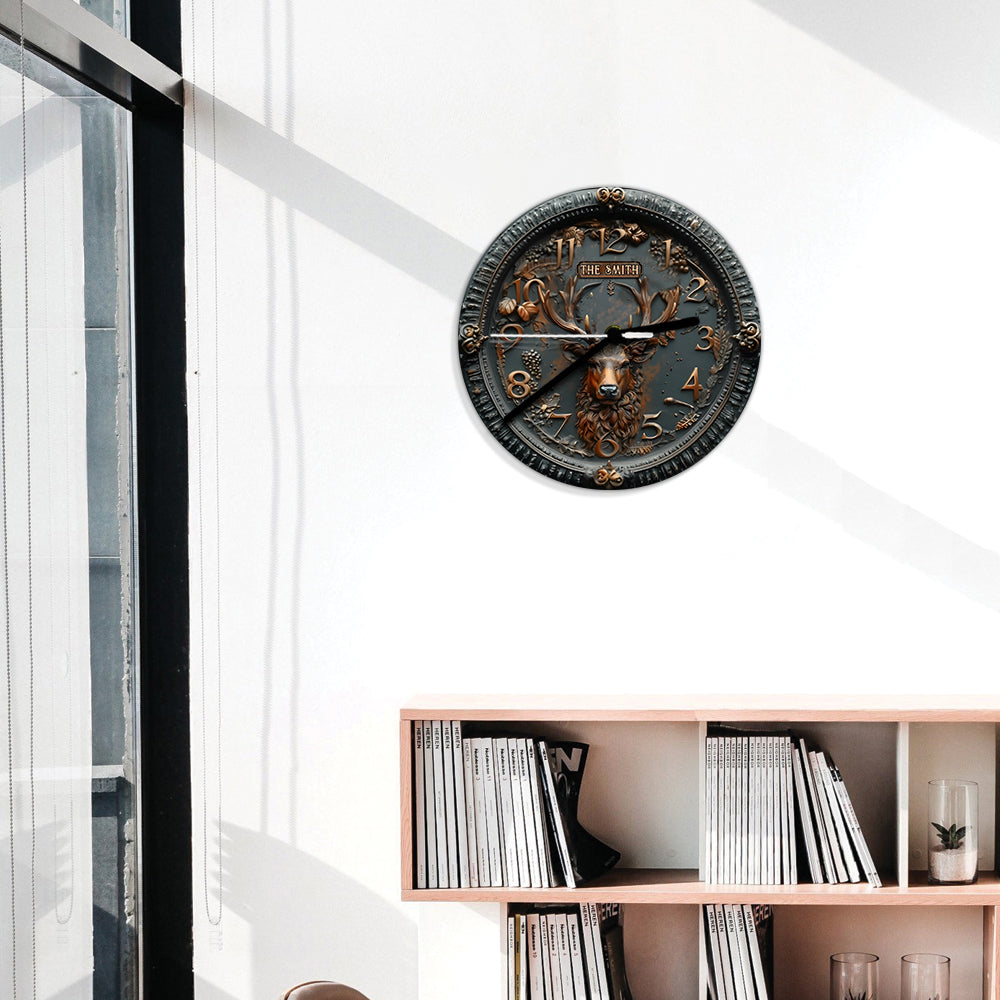 Hunting Time - Personalized Hunting Wall Clock