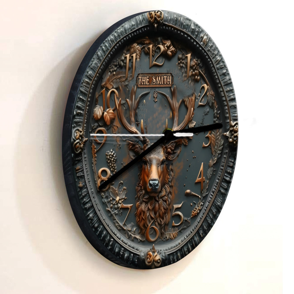 Hunting Time - Personalized Hunting Wall Clock