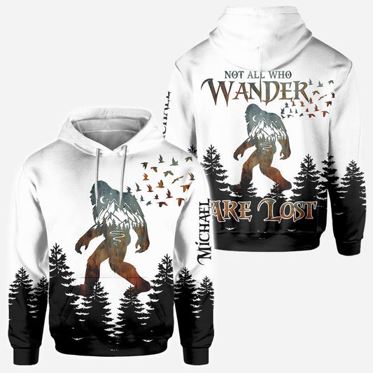 Not All Those Who Wander Are Lost - Personalized Camping All Over Shirt