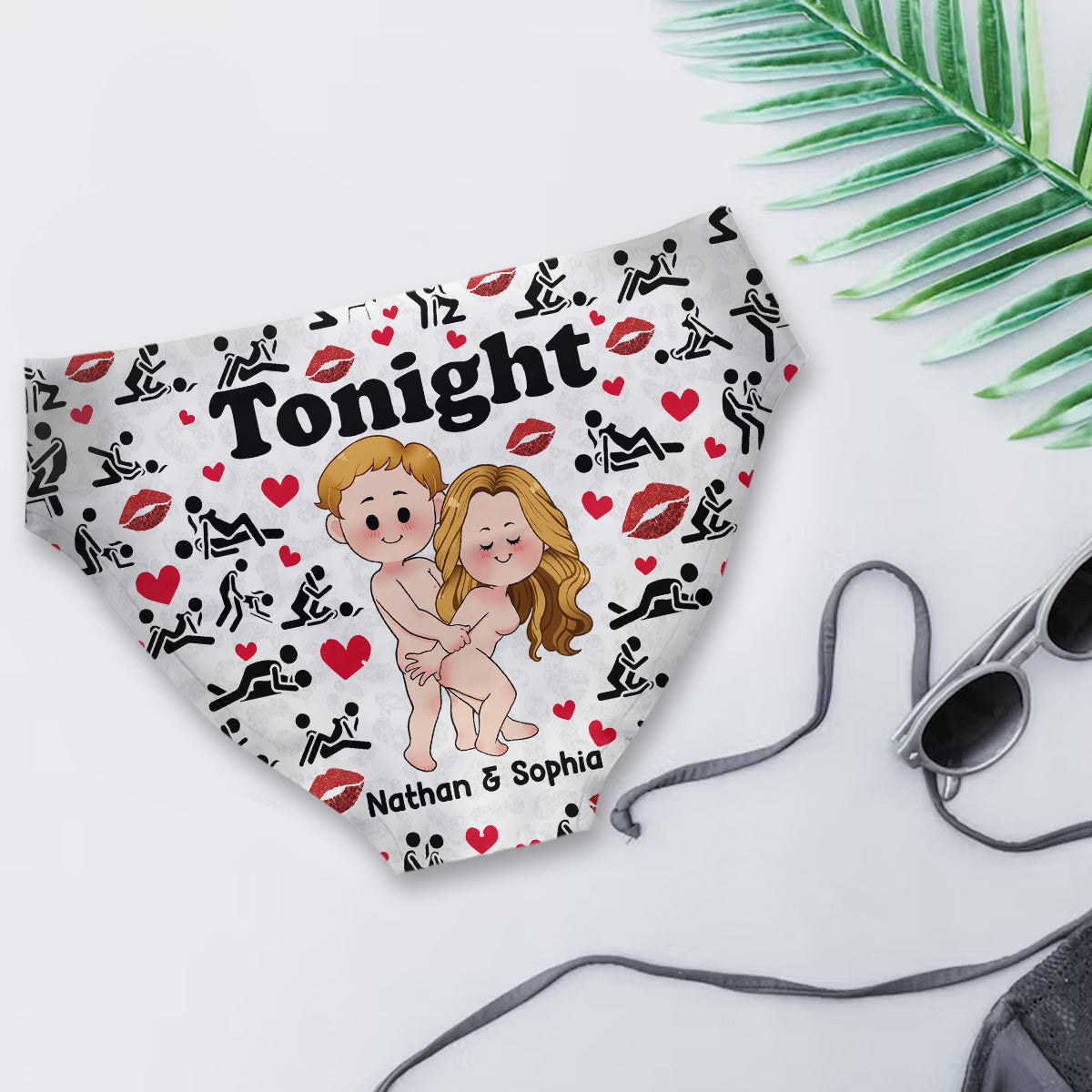 Ce soir ou pas ce soir ? Culottes personnalisées pour couples de femmes