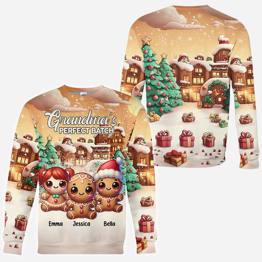 Parfait lot de pain d'épice - T-shirt personnalisé pour grand-mère