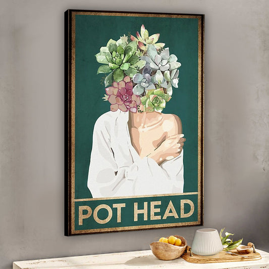Pot Head - Affiche de jardinage 1121
