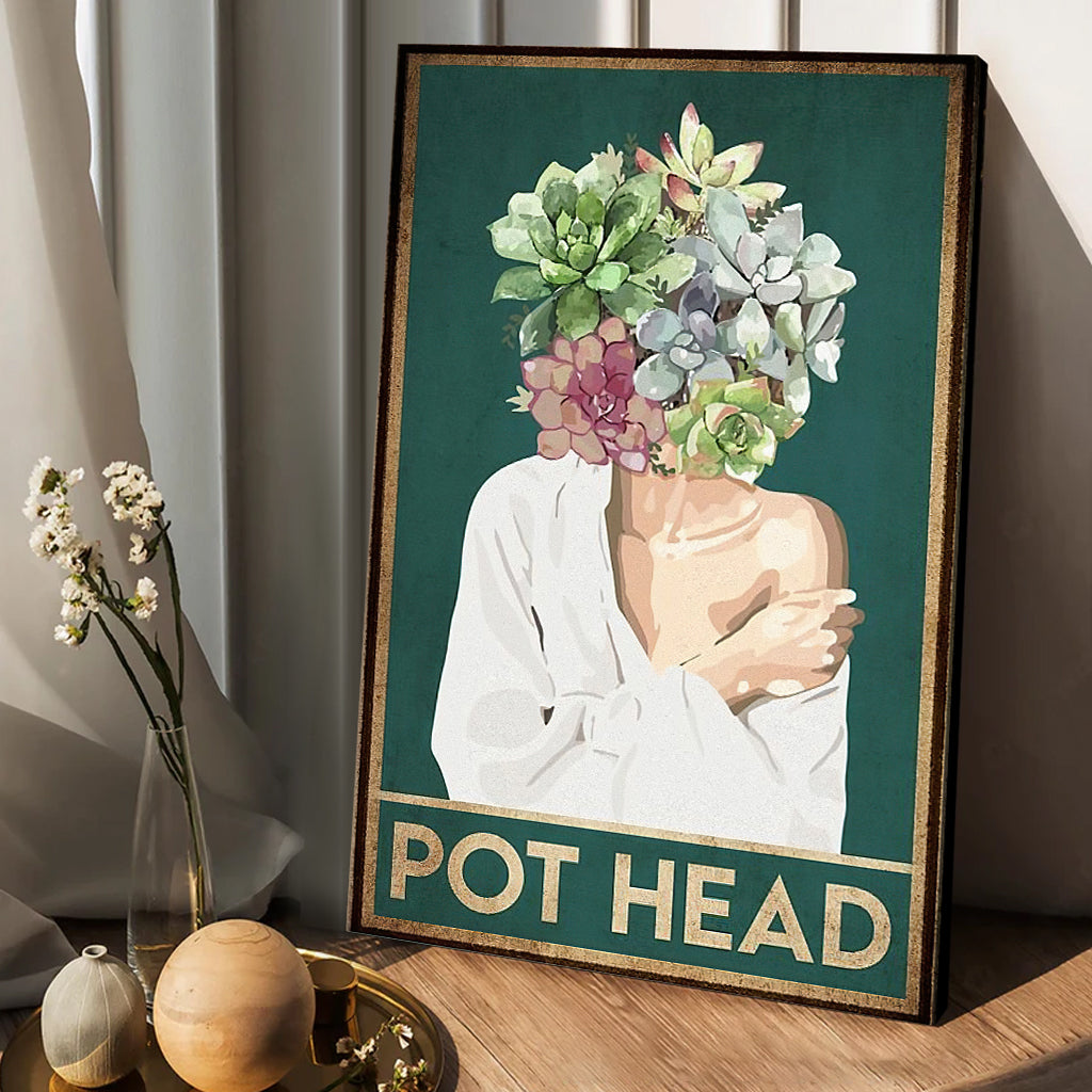Pot Head - Affiche de jardinage 1121