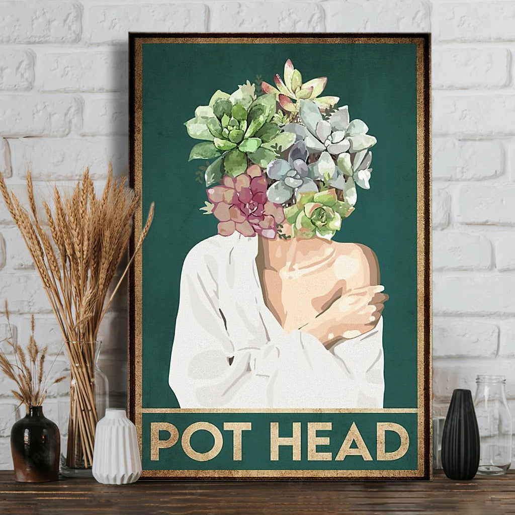 Pot Head - Affiche de jardinage 1121
