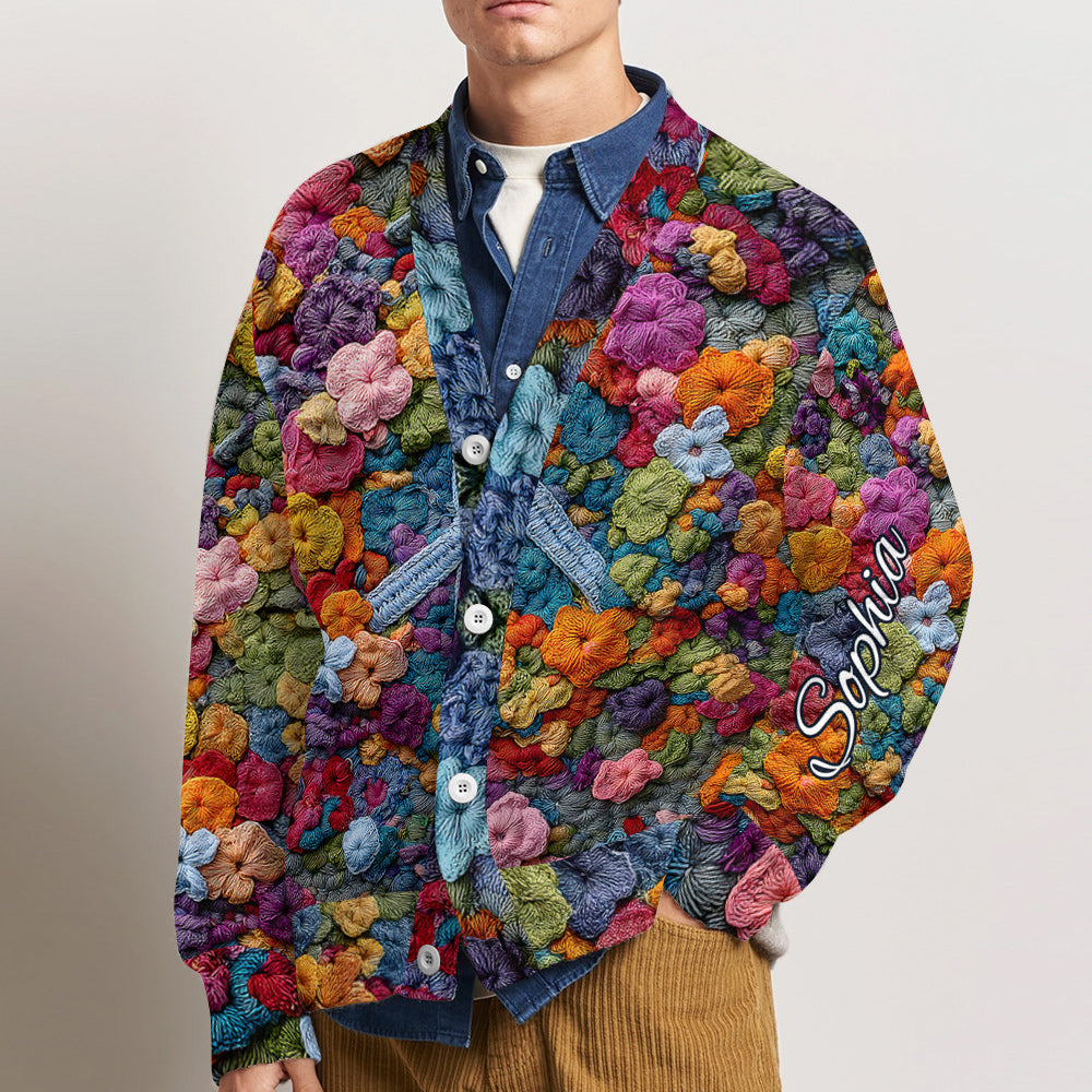 Hippie Soul - Personalized Hippie Cardigan Sweater