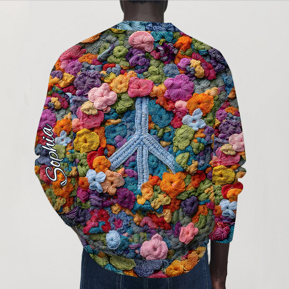Hippie Soul - Personalized Hippie Cardigan Sweater