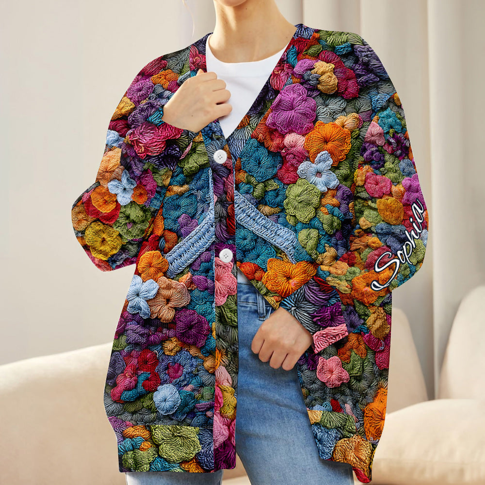 Hippie Soul - Personalized Hippie Cardigan Sweater