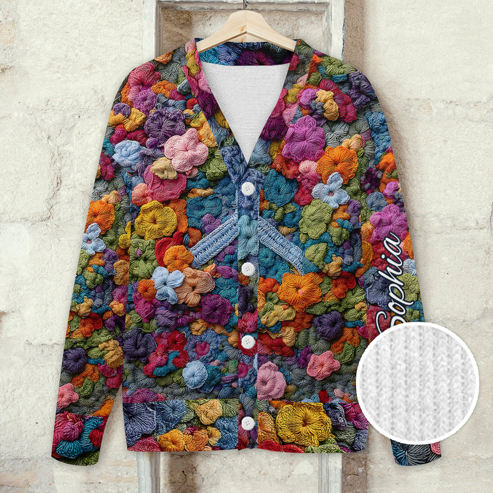 Hippie Soul - Personalized Hippie Cardigan Sweater