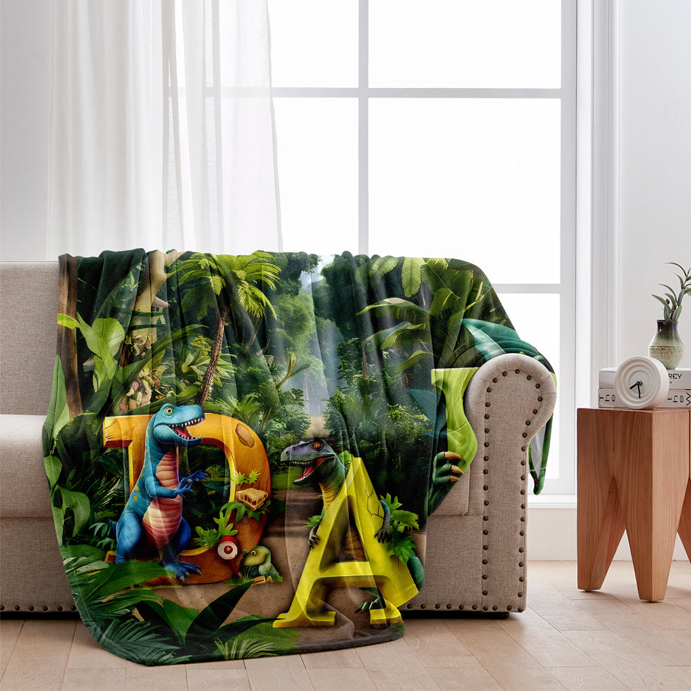 Mamasaurus - Personalized Mother Blanket