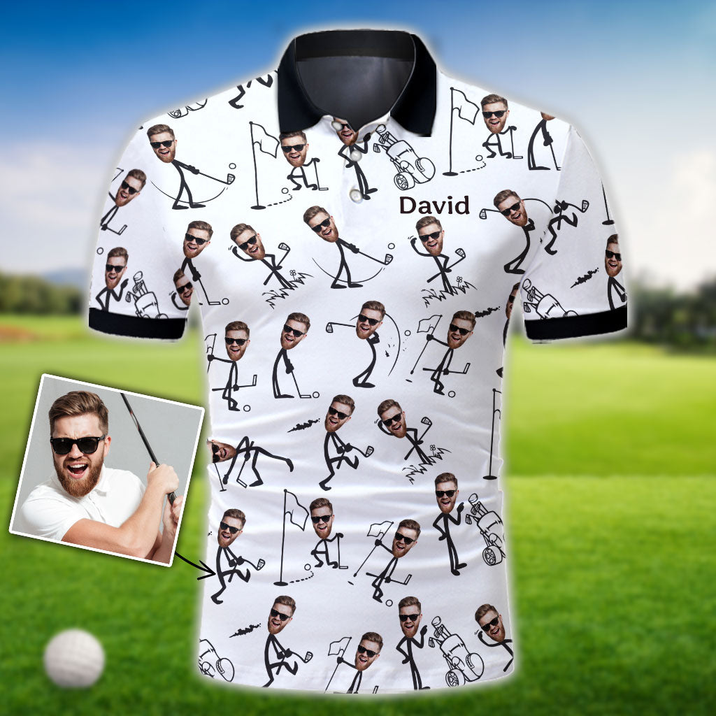 Gift For Golf Dad, Uncle, Husband... - Personalized Golf Polo Shirt