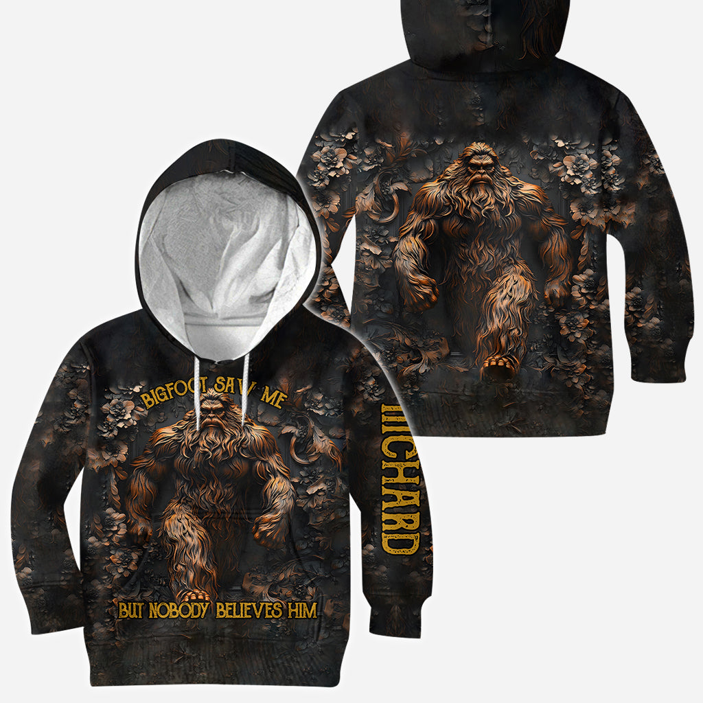 Bigfoot Saw Me - Personalized Camping All Over Shirt