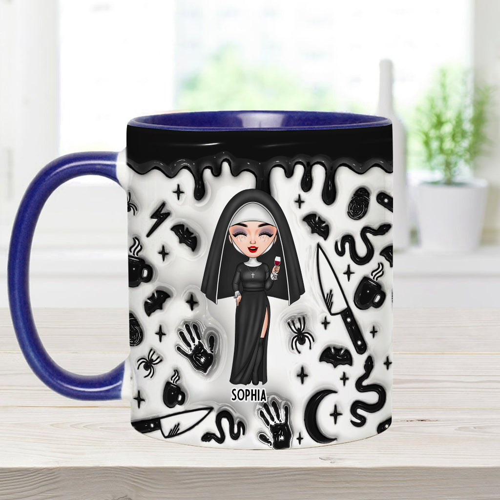 Mug personnalisé « Anxieux, stressé, passionné de faits divers »