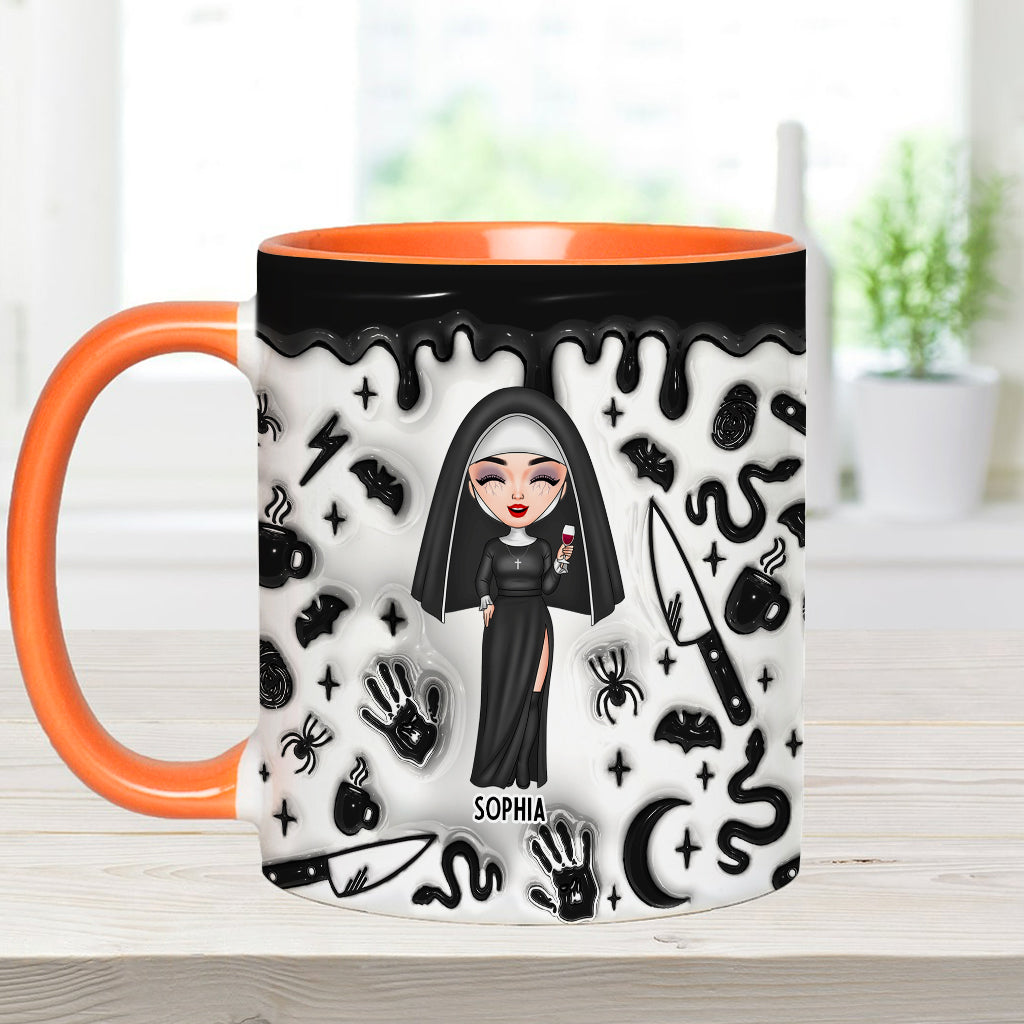 Mug personnalisé « Anxieux, stressé, passionné de faits divers »