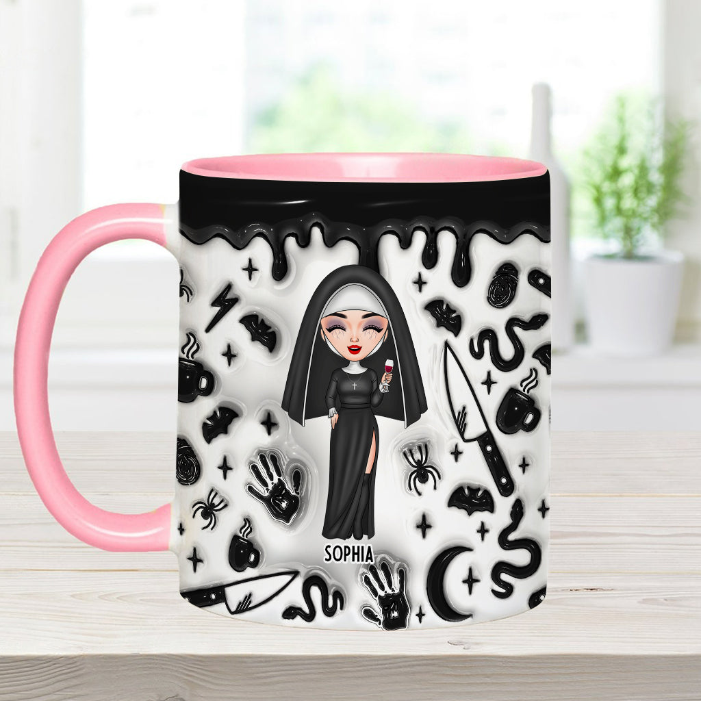 Mug personnalisé « Anxieux, stressé, passionné de faits divers »