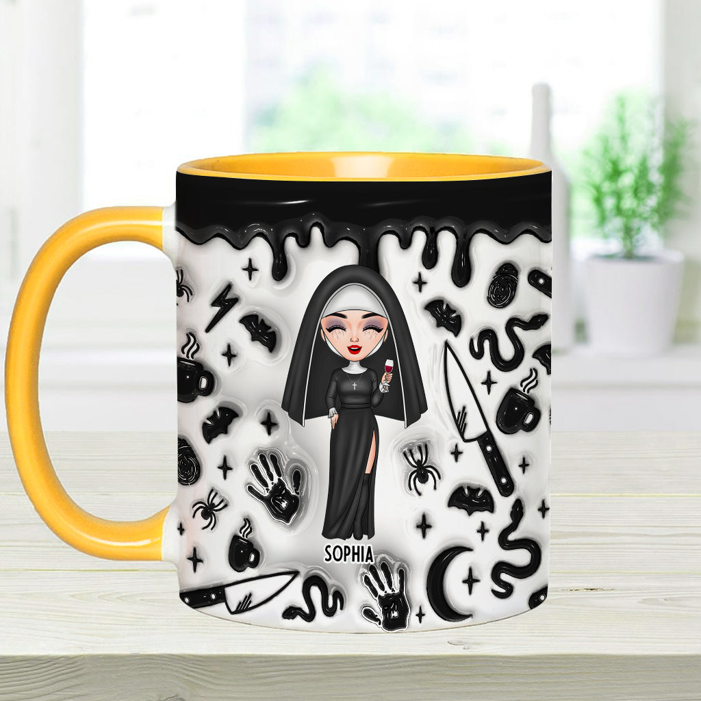Mug personnalisé « Anxieux, stressé, passionné de faits divers »