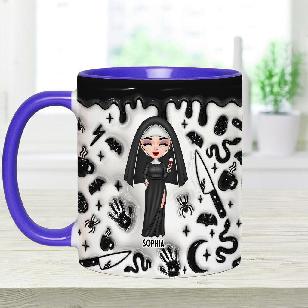 Mug personnalisé « Anxieux, stressé, passionné de faits divers »