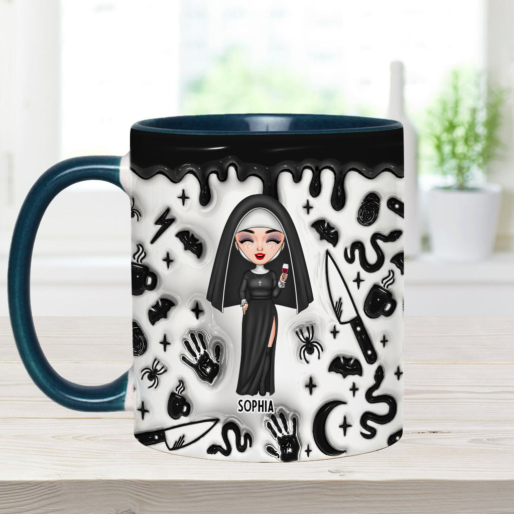 Mug personnalisé « Anxieux, stressé, passionné de faits divers »