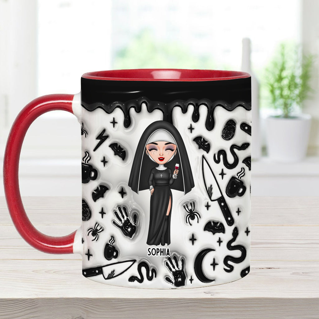 Mug personnalisé « Anxieux, stressé, passionné de faits divers »