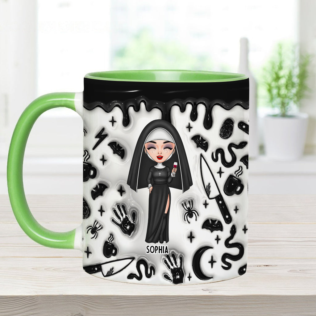 Mug personnalisé « Anxieux, stressé, passionné de faits divers »