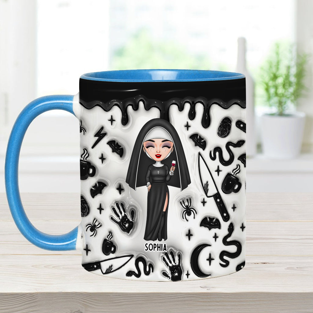 Mug personnalisé « Anxieux, stressé, passionné de faits divers »