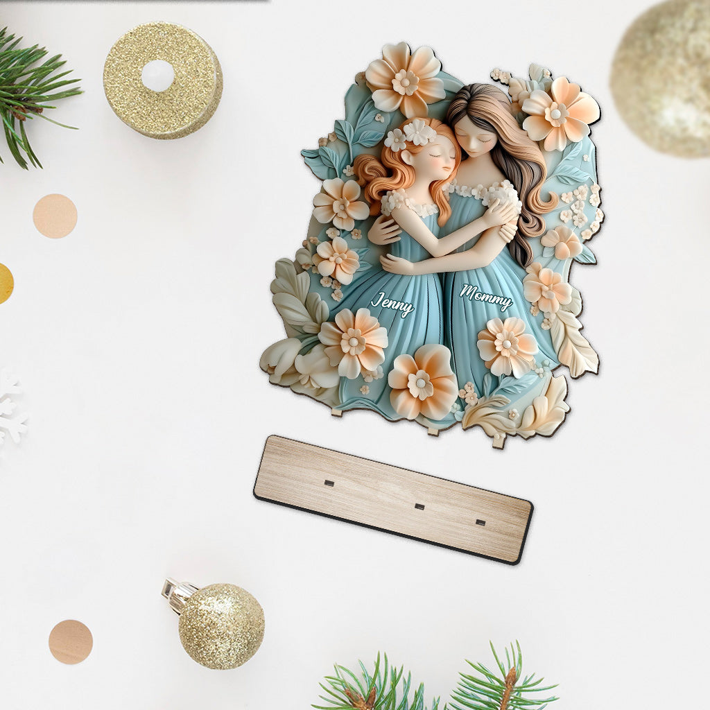 Telle mère, telle fille - Décoration murale personnalisée pour maman, 1 grand lit autoportant à un niveau
