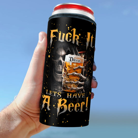 Prenons une bière ! - Refroidisseur de canettes de bière personnalisé