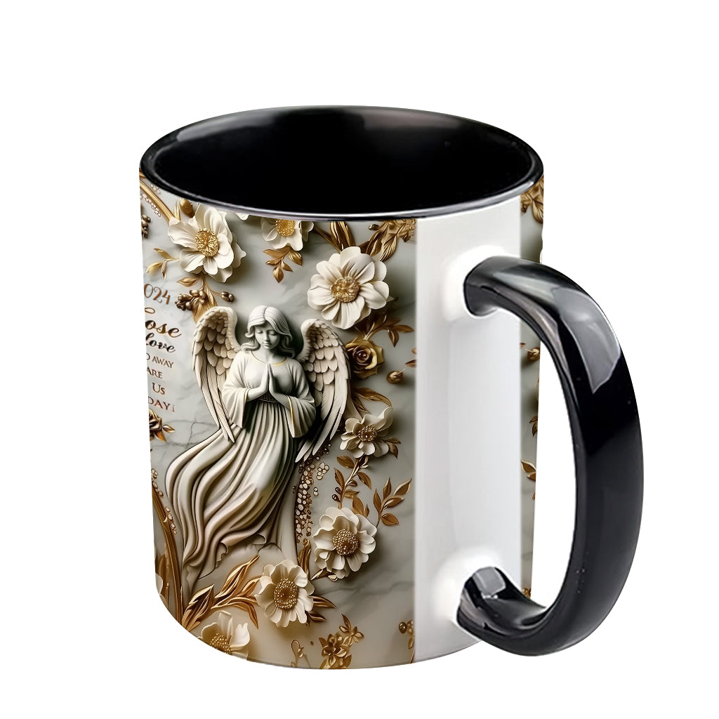 Ceux qu'on aime ne nous quittent jamais - Mug commémoratif personnalisé