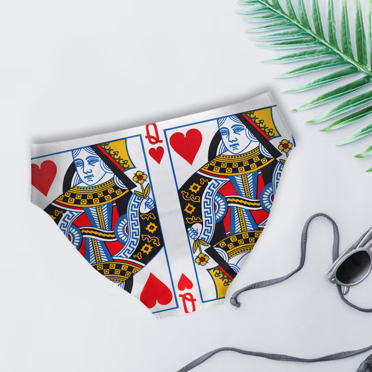 King And Queen - Slips personnalisés pour couples (femme et homme)