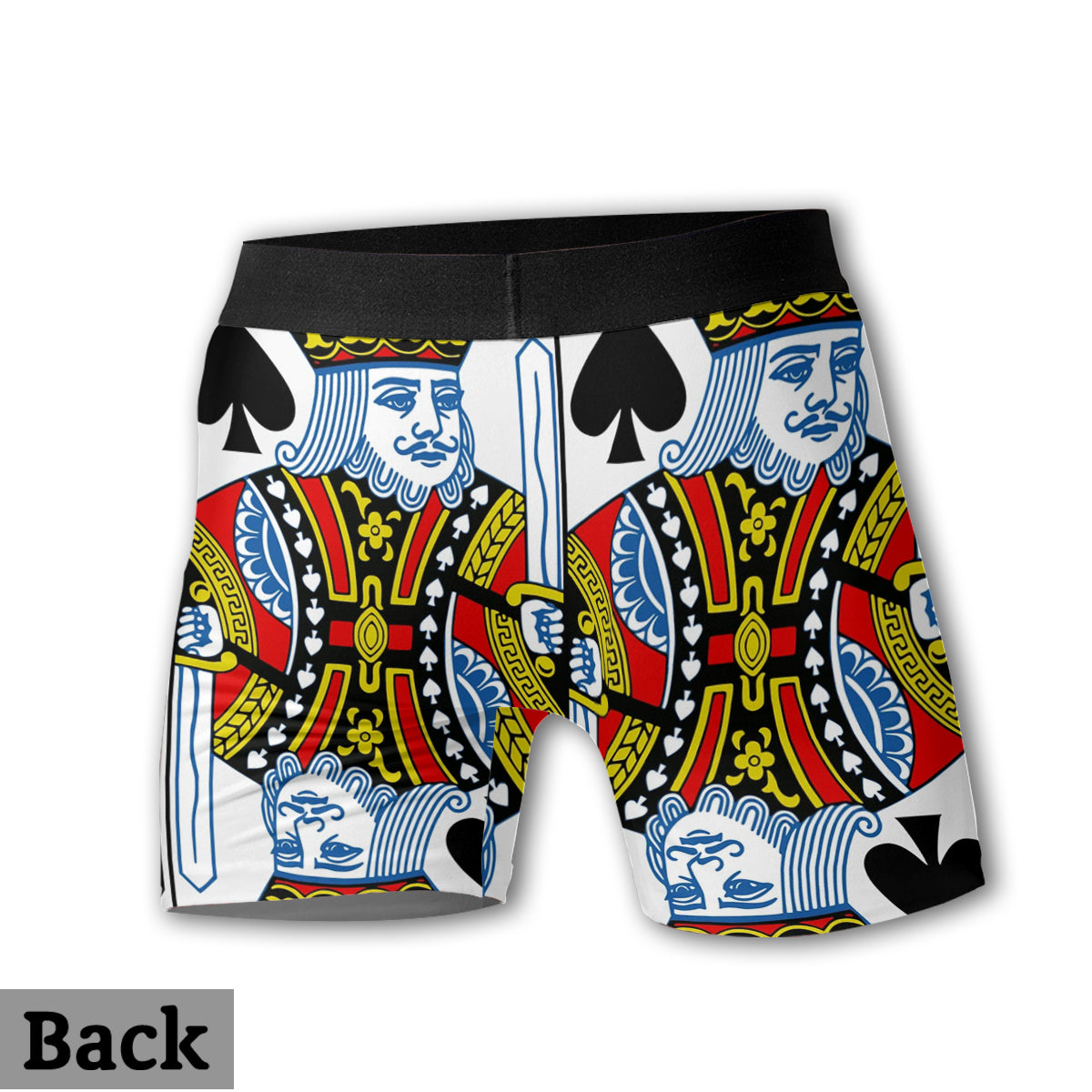 King And Queen - Slips personnalisés pour couples (femme et homme)