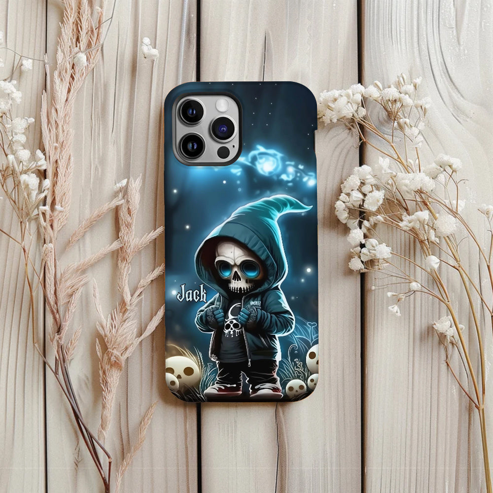 Coque de téléphone personnalisée Cool Dude - Motif crâne intégral