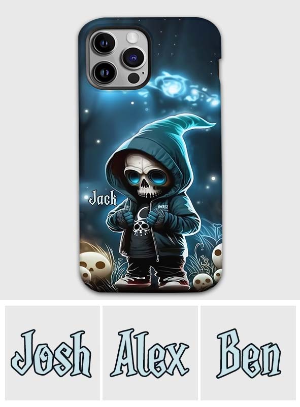 Coque de téléphone personnalisée Cool Dude - Motif crâne intégral