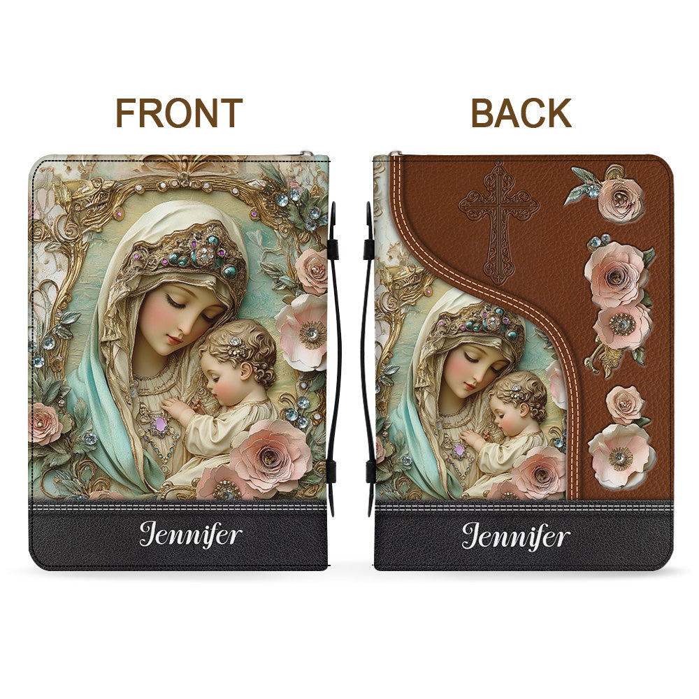Believer - Personalized Christian Leather Bible Cover Bag