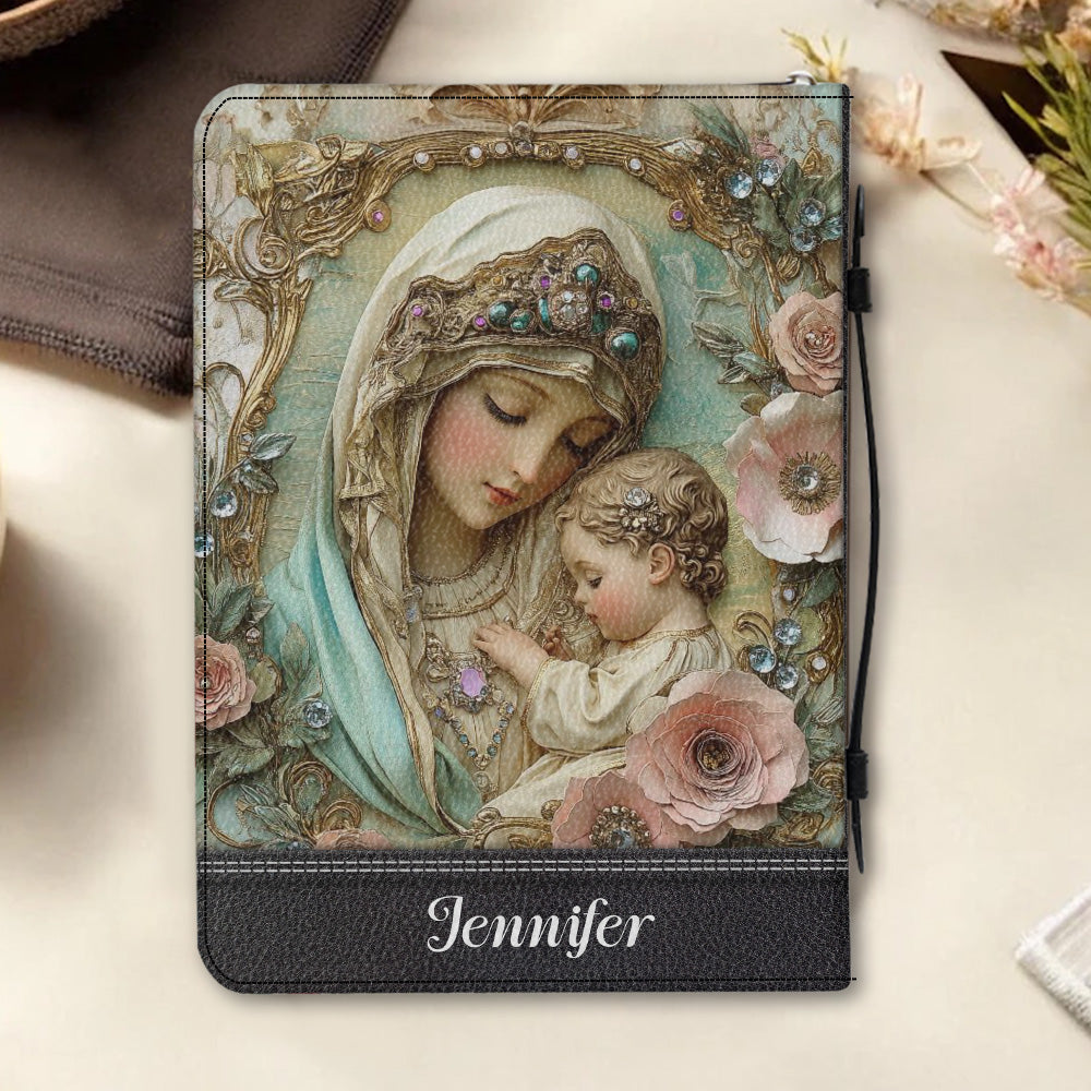 Believer - Personalized Christian Leather Bible Cover Bag