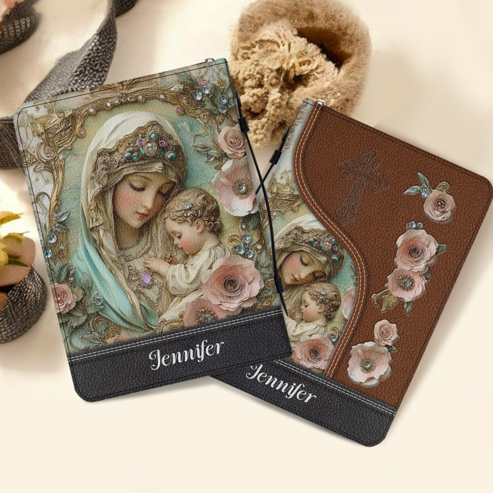 Believer - Personalized Christian Leather Bible Cover Bag