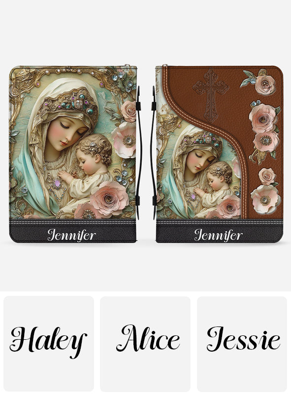 Believer - Personalized Christian Leather Bible Cover Bag