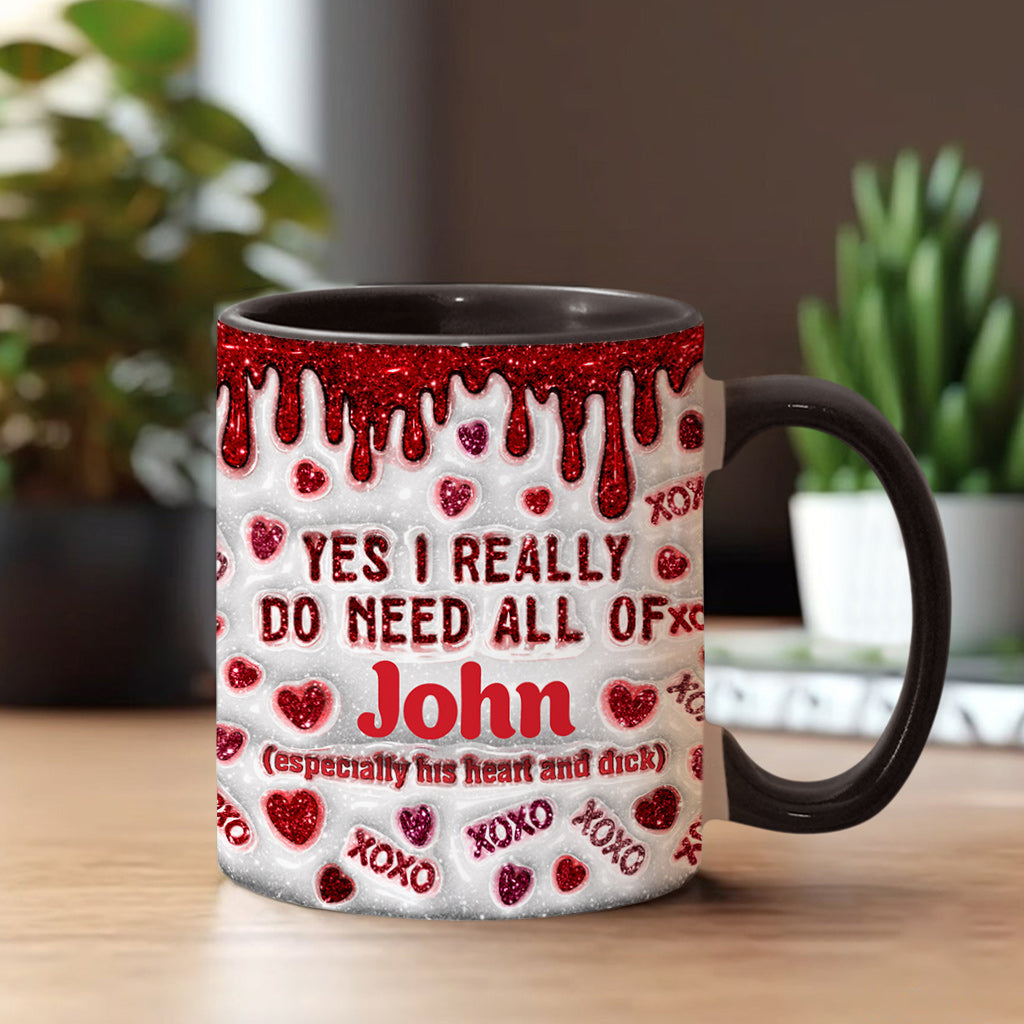 Oui, j'en ai vraiment besoin - Mug personnalisé pour couple