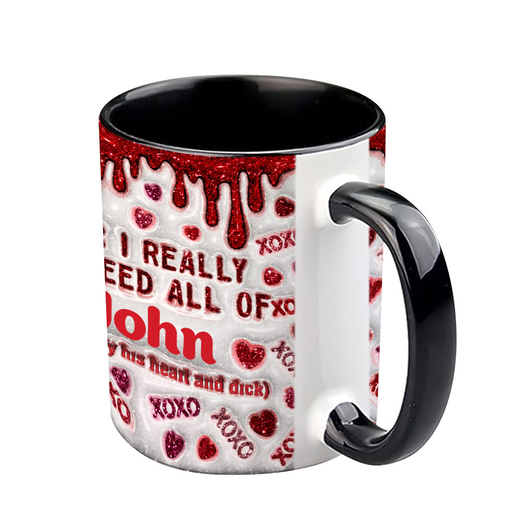 Oui, j'en ai vraiment besoin - Mug personnalisé pour couple