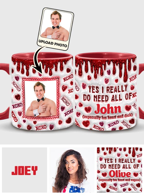 Oui, j'en ai vraiment besoin - Mug personnalisé pour couple