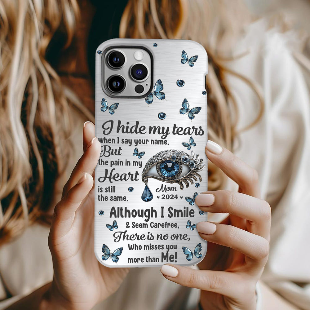 Mes larmes - Coque de téléphone personnalisée en hommage à mes larmes