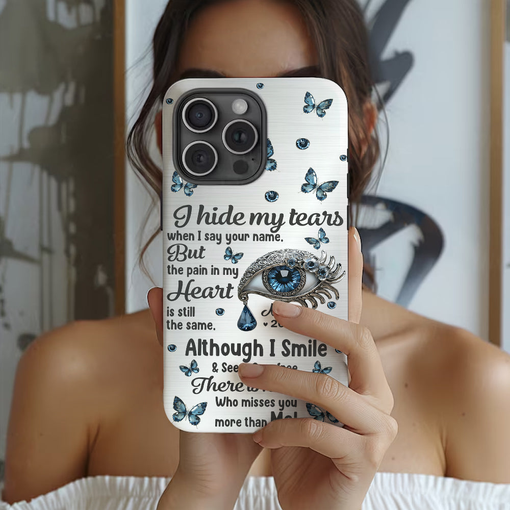 Mes larmes - Coque de téléphone personnalisée en hommage à mes larmes
